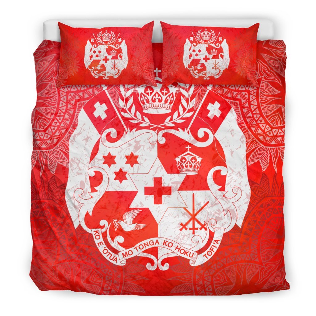 Tonga Red Bedding Set - Vibe Hoodie Shop