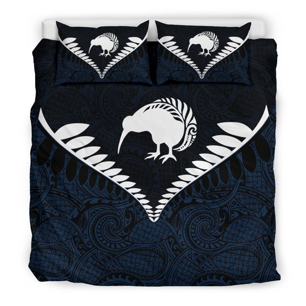 New Zealand Koru Bedding Set, Kiwi Bird Duvet Cover And Pillow Case 05 - Vibe Hoodie Shop