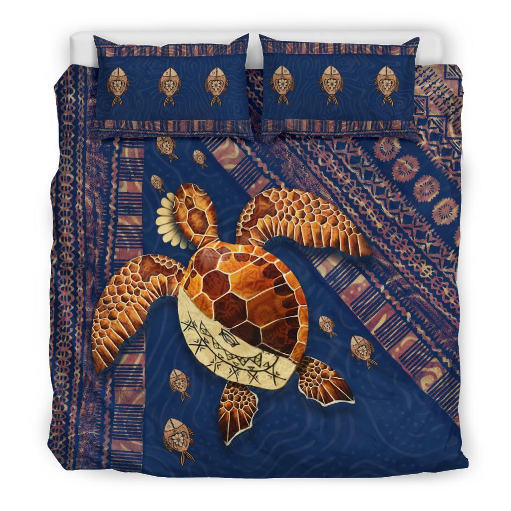 Tonga Turtle Design Bedding Set - Vibe Hoodie Shop