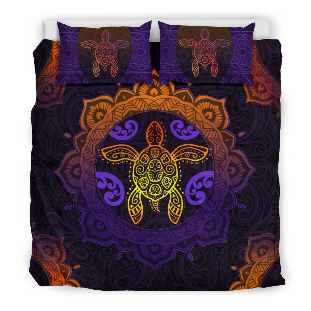 Maori Turtle Bedding Set - Vibe Hoodie Shop