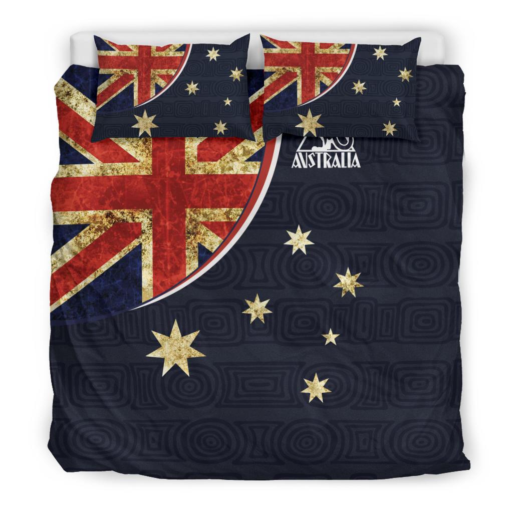 Bedding Sets - Aus Flag Bed Kangaroo Symbol Sets - Vibe Hoodie Shop