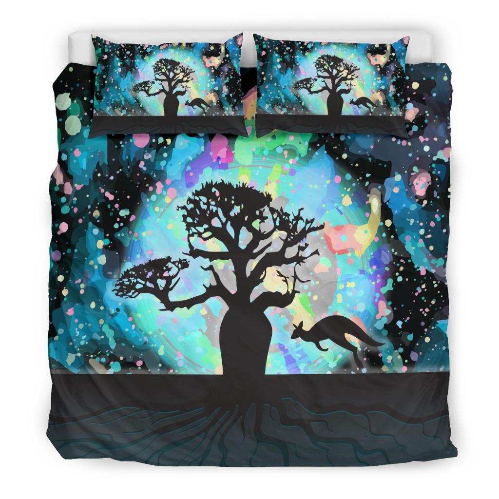 Bedding Sets - Kangaroo Bed Boab Dream Color Art Sets - Vibe Hoodie Shop