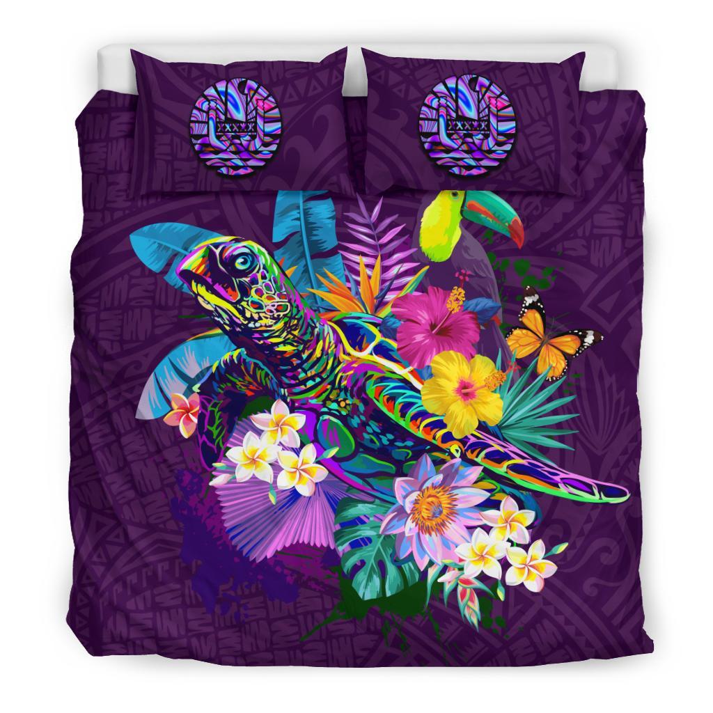 Tahiti Turtle Bedding Set - Vibe Hoodie Shop