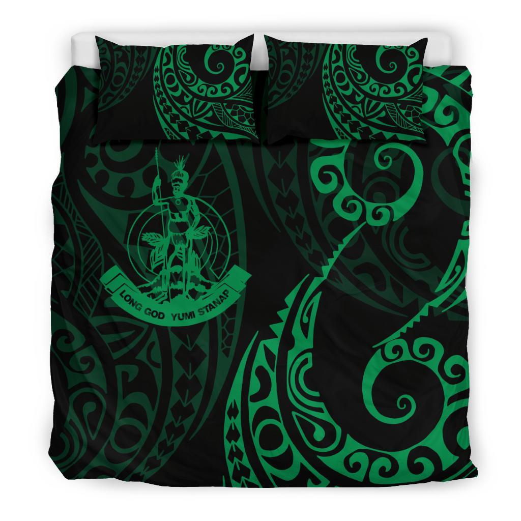 Vanuatu Polynesian Bedding Set - Tattoo Style 03 - Vibe Hoodie Shop