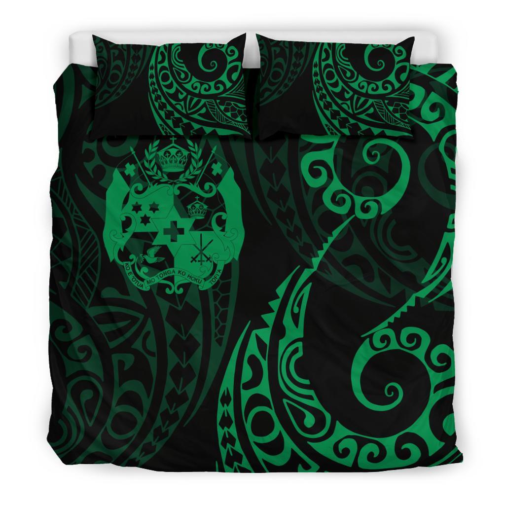 Tonga Polynesian Bedding Set - Tattoo Style 03 - Vibe Hoodie Shop