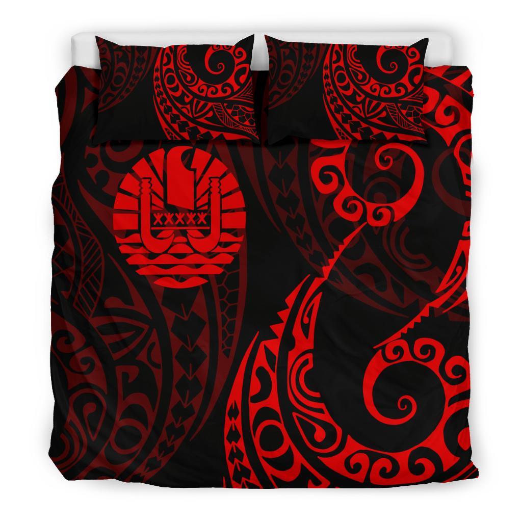 Tahiti Polynesian Bedding Set - Tattoo Style 01 - Vibe Hoodie Shop