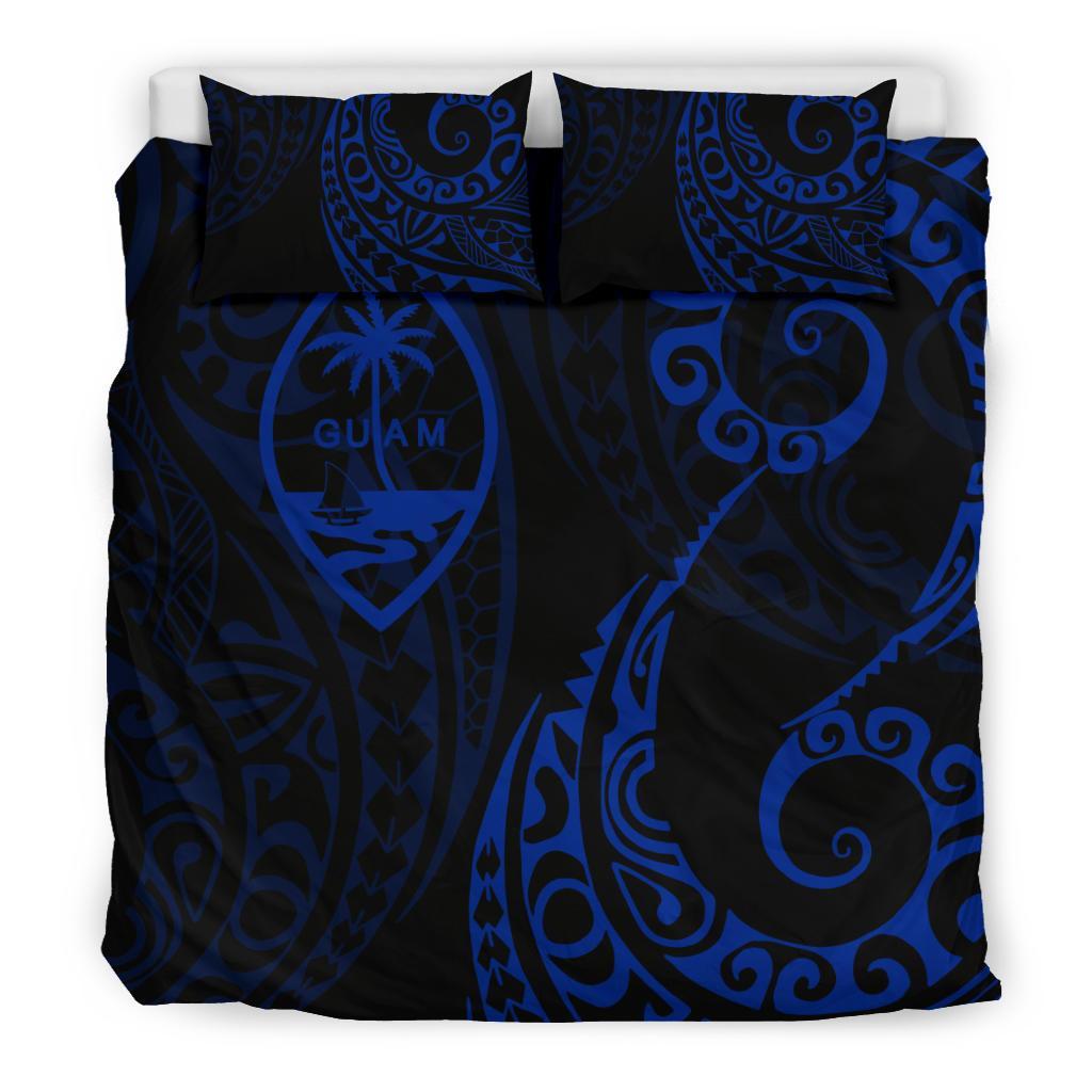 Guam Polynesian Bedding Set - Tattoo Style 01 - Vibe Hoodie Shop