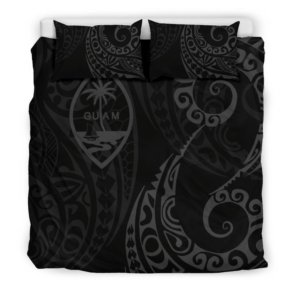 Guam Polynesian Bedding Set - Tattoo Style 03 - Vibe Hoodie Shop