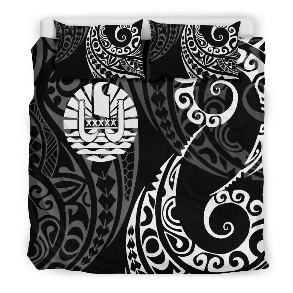 Tahiti Polynesian Bedding Set - Tattoo Style 08 - Vibe Hoodie Shop