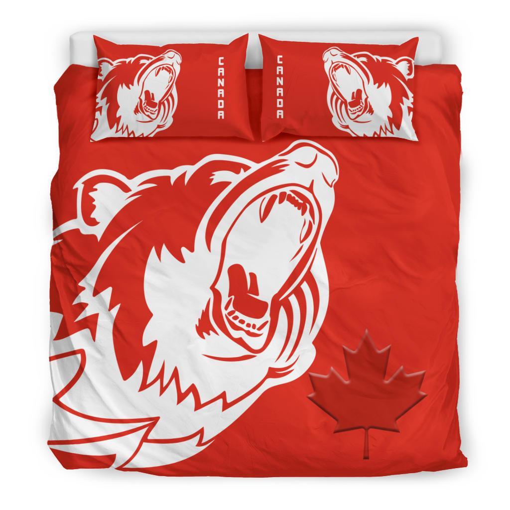 The Canada Bear Bedding Set - Vibe Hoodie Shop