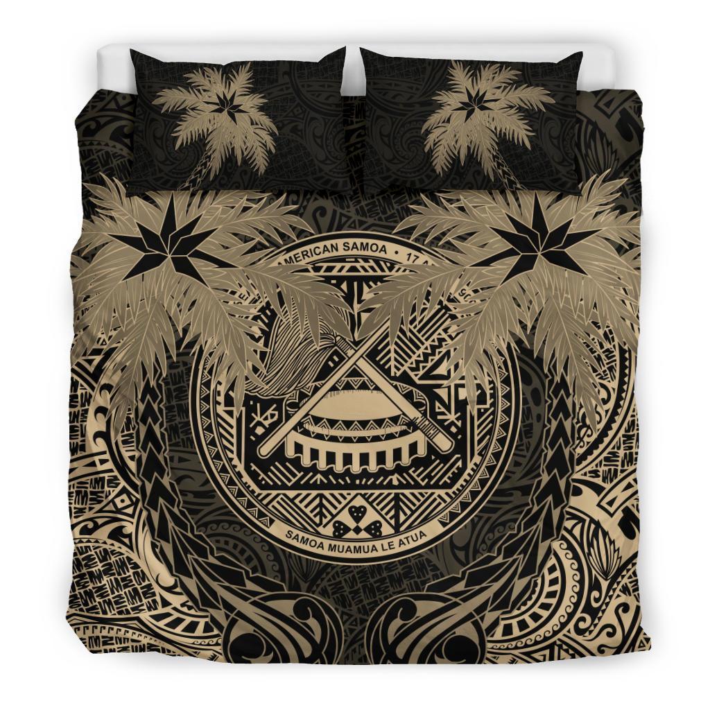 American Samoa Coconut Bedding Set (Duvet Cover) - Vibe Hoodie Shop