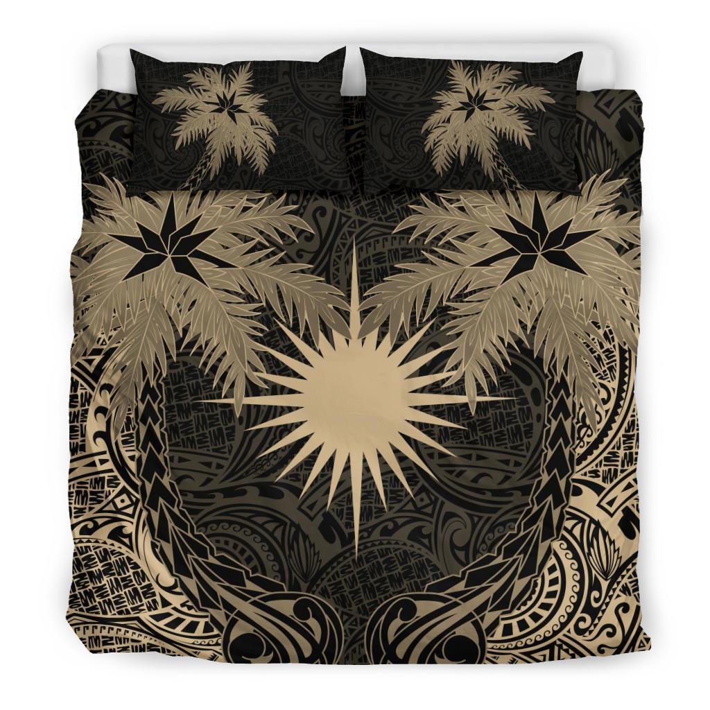 Marshall Islands Coconut Bedding Set (Duvet Cover) - Vibe Hoodie Shop