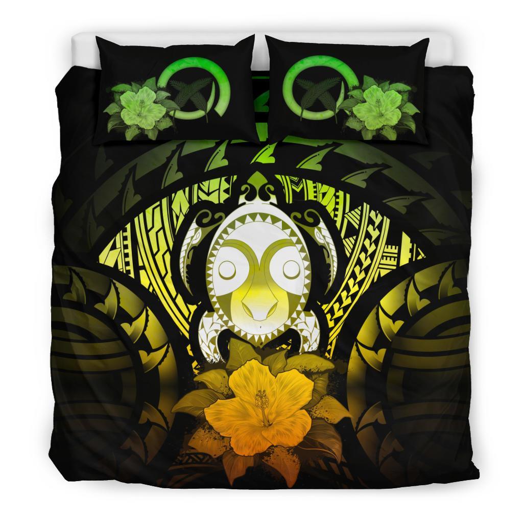 Vanuatu Reggae Hibiscus Bedding Set - Vibe Hoodie Shop