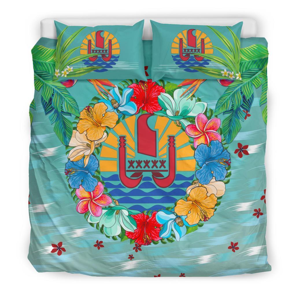 Tahiti Bedding Set - Tiffany Hibiscus - Vibe Hoodie Shop