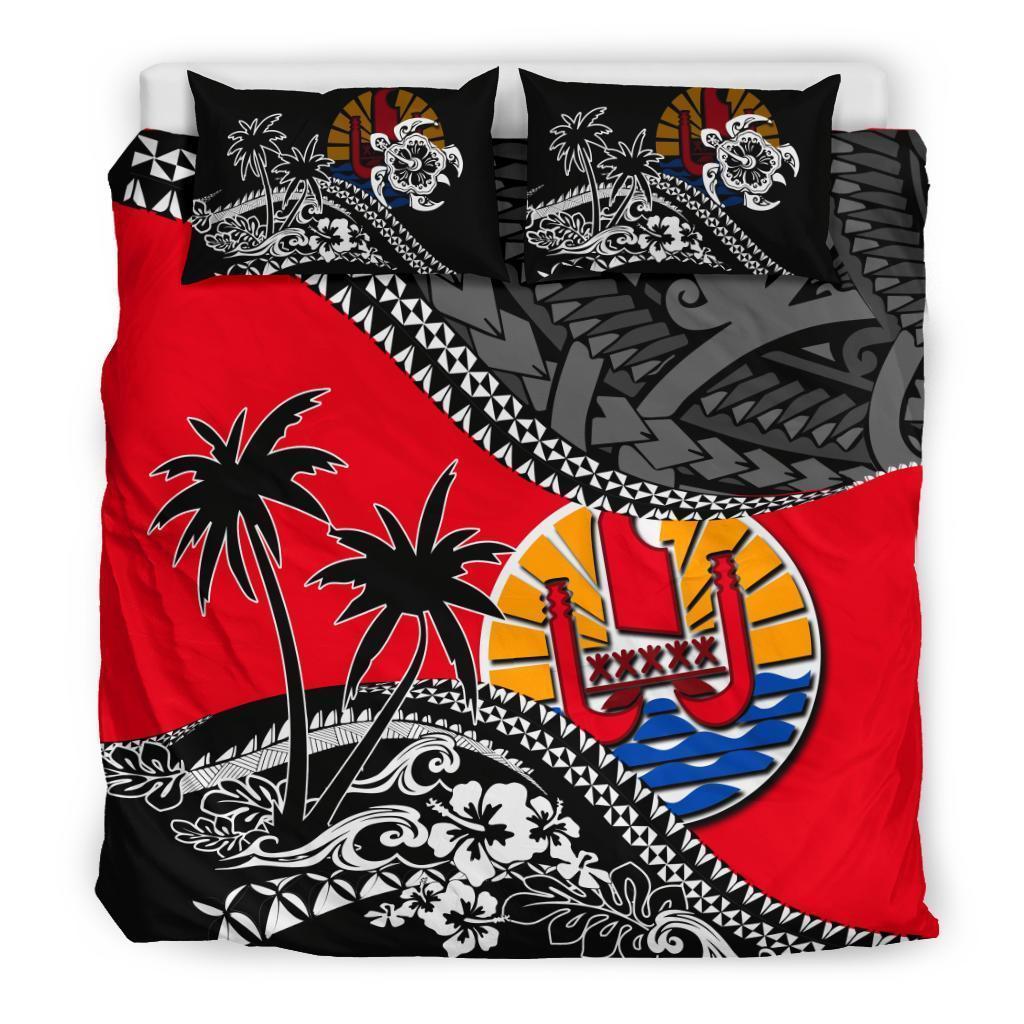 French Polynesia Bedding Set Fall In The Wave - Vibe Hoodie Shop