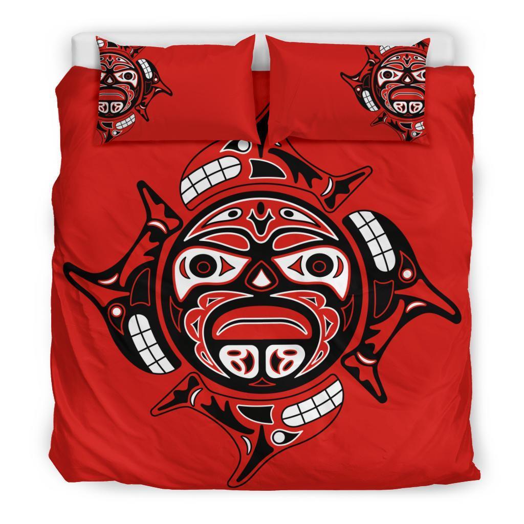 Canada Haida Duvet Cover - Vibe Hoodie Shop