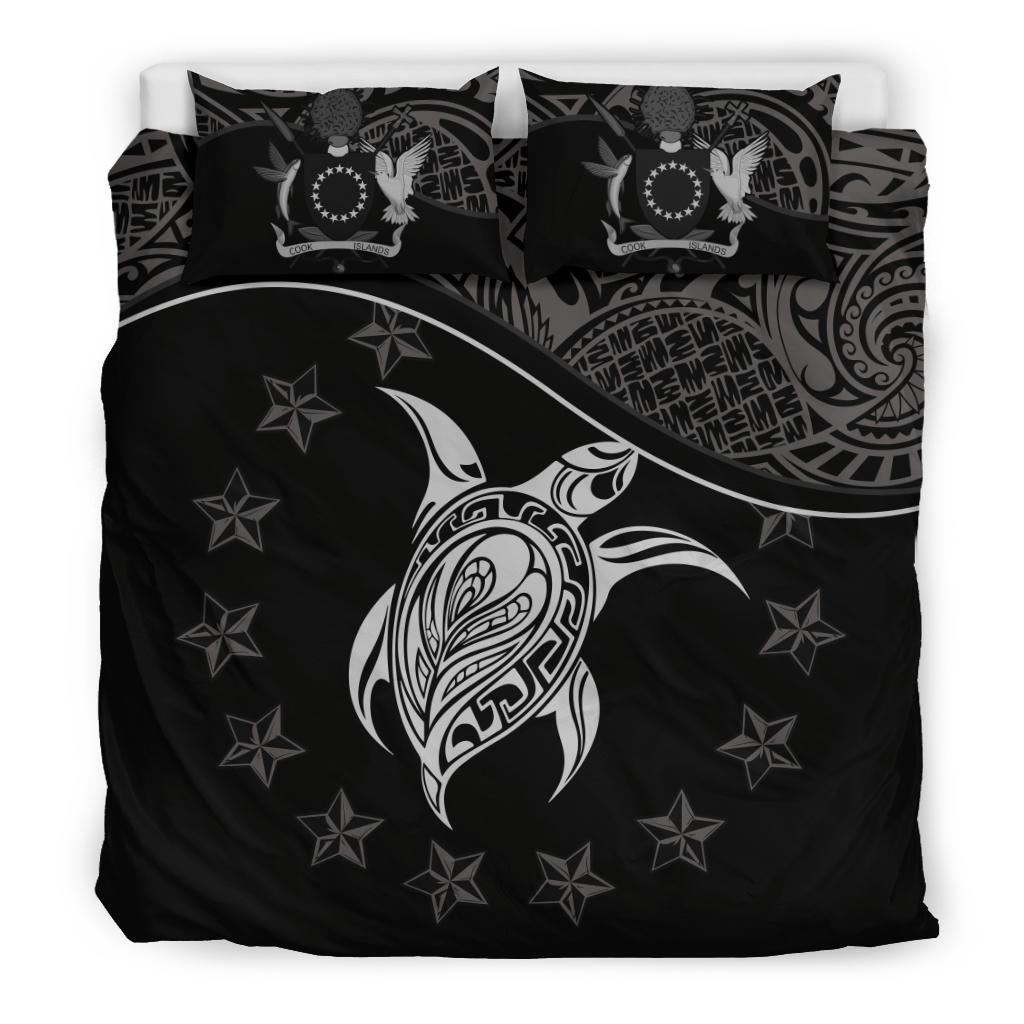 Cook Islands Bedding Set Black - Vibe Hoodie Shop