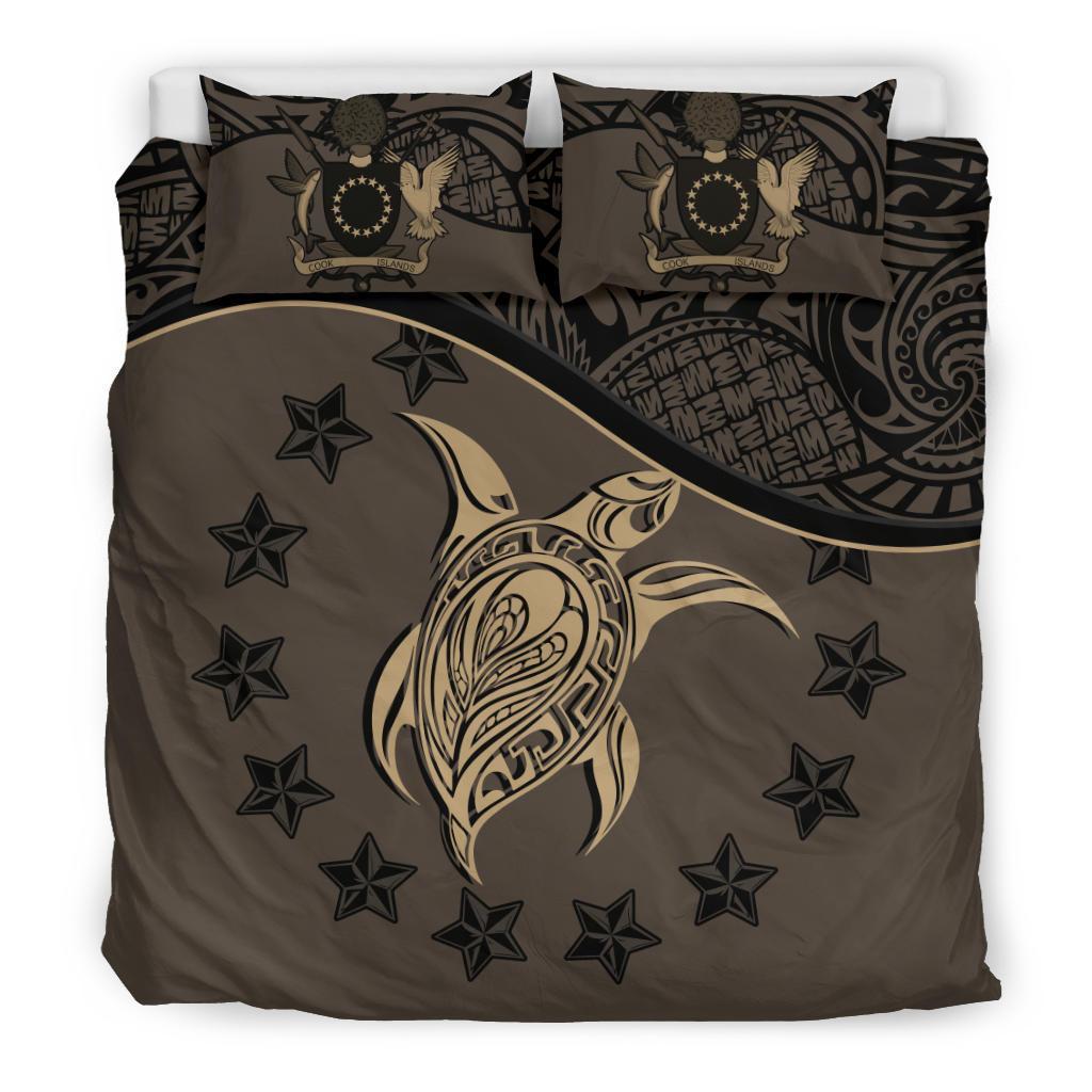 Cook Islands Bedding Set Brown - Vibe Hoodie Shop