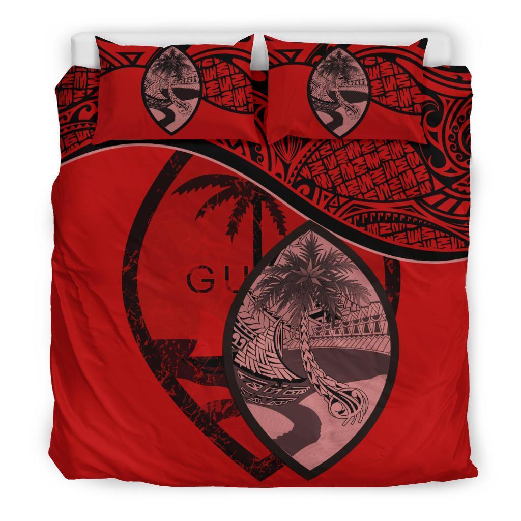 Guam Bedding Set Red - Vibe Hoodie Shop