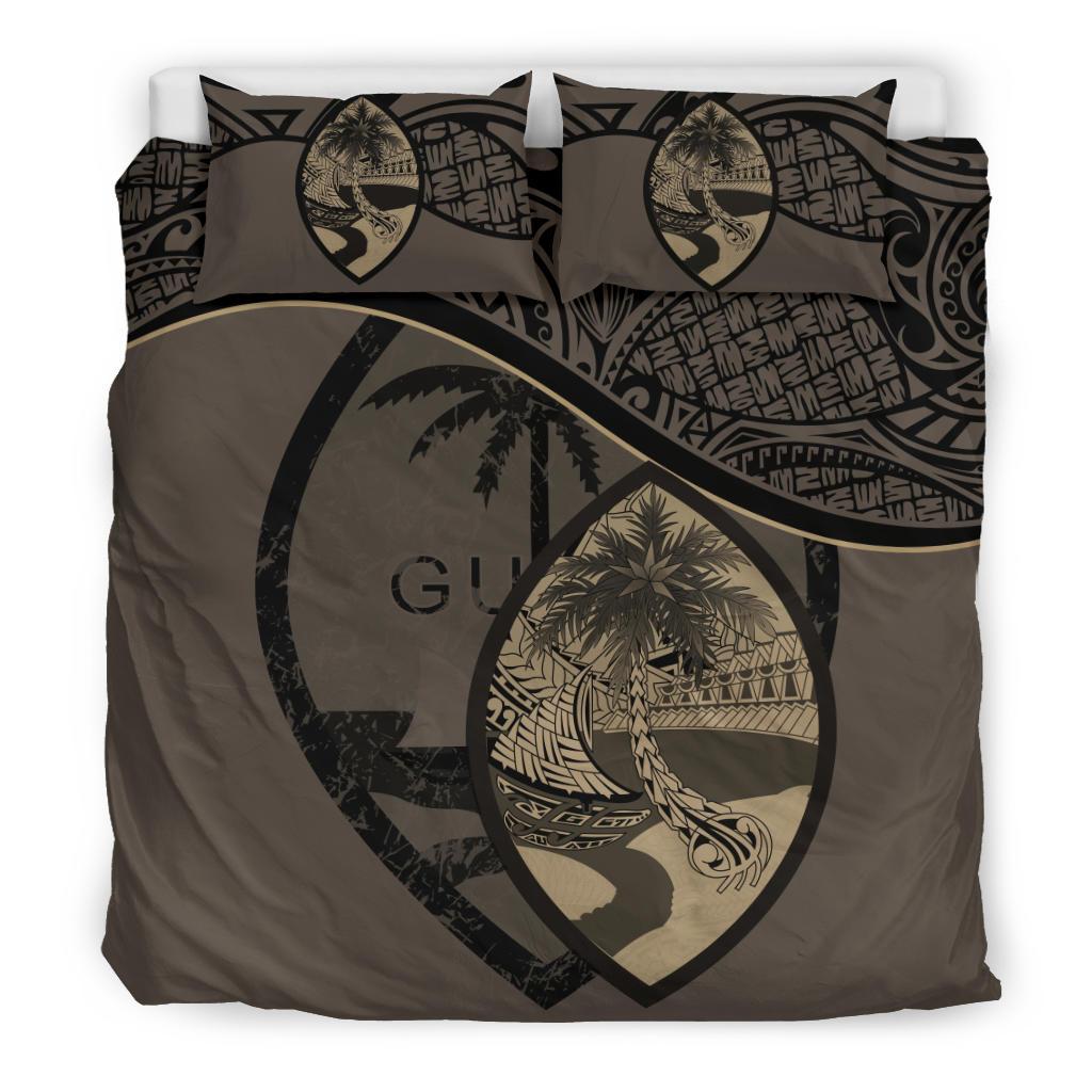 Guam Bedding Set Brown - Vibe Hoodie Shop