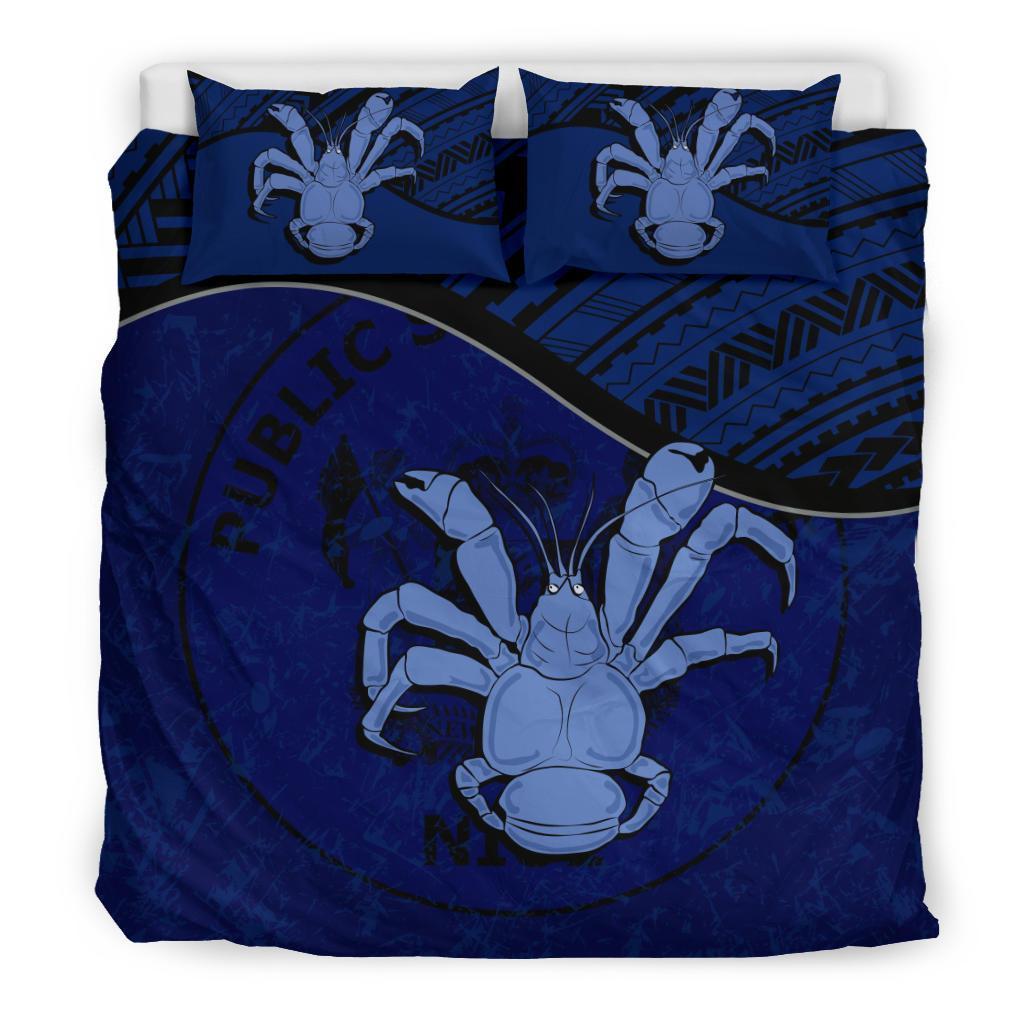 Niue Bedding Set Dark Blue - Vibe Hoodie Shop