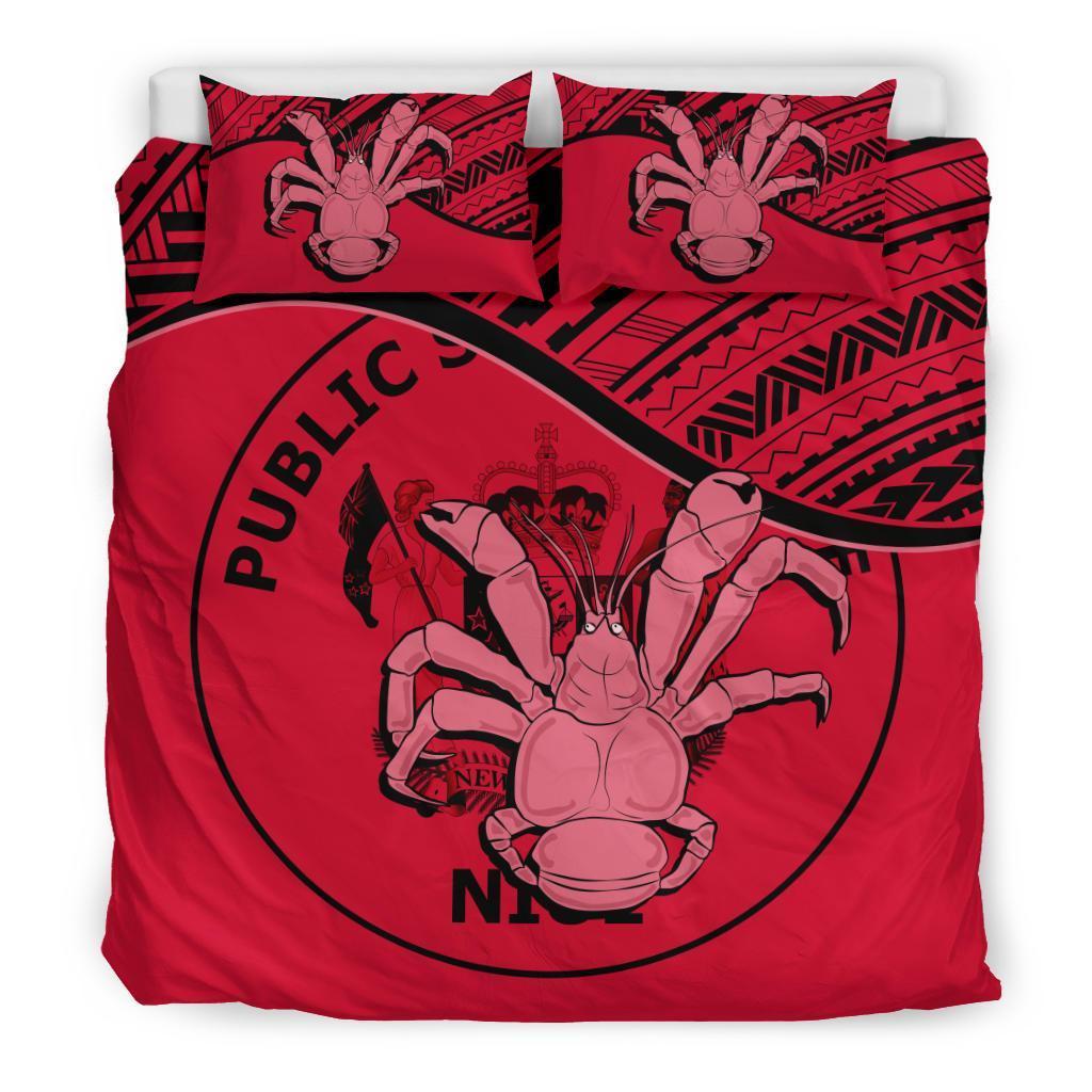 Niue Bedding Set Red - Vibe Hoodie Shop