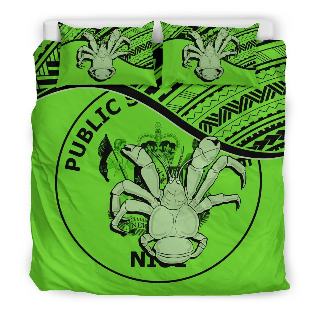 Niue Bedding Set Green - Vibe Hoodie Shop