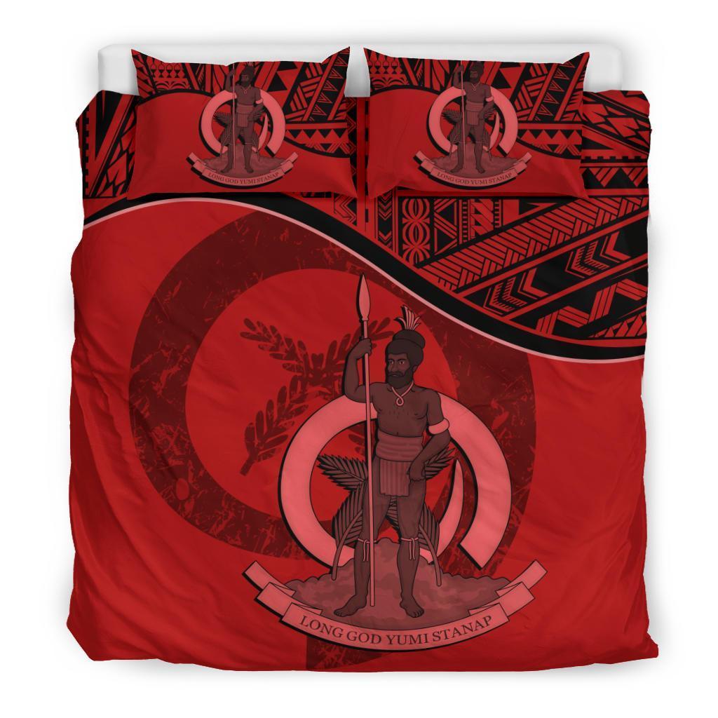 Vanuatu Bedding Set Red - Vibe Hoodie Shop