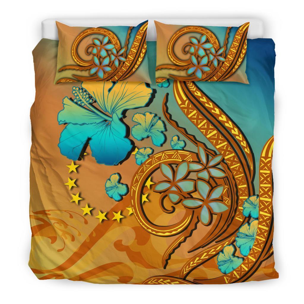 Cook Islands Bedding Set Sunset Glow - Vibe Hoodie Shop