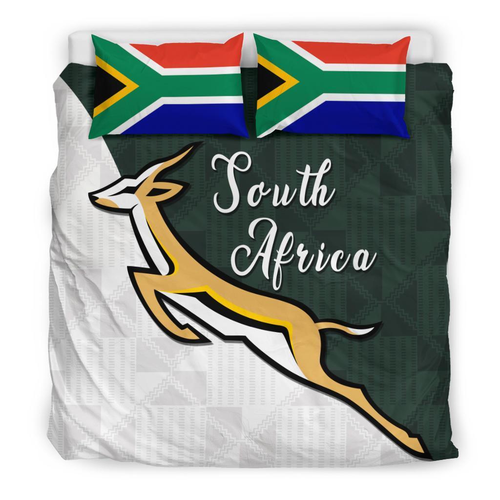 South Africa Springboks Forever Bedding Set - Vibe Hoodie Shop