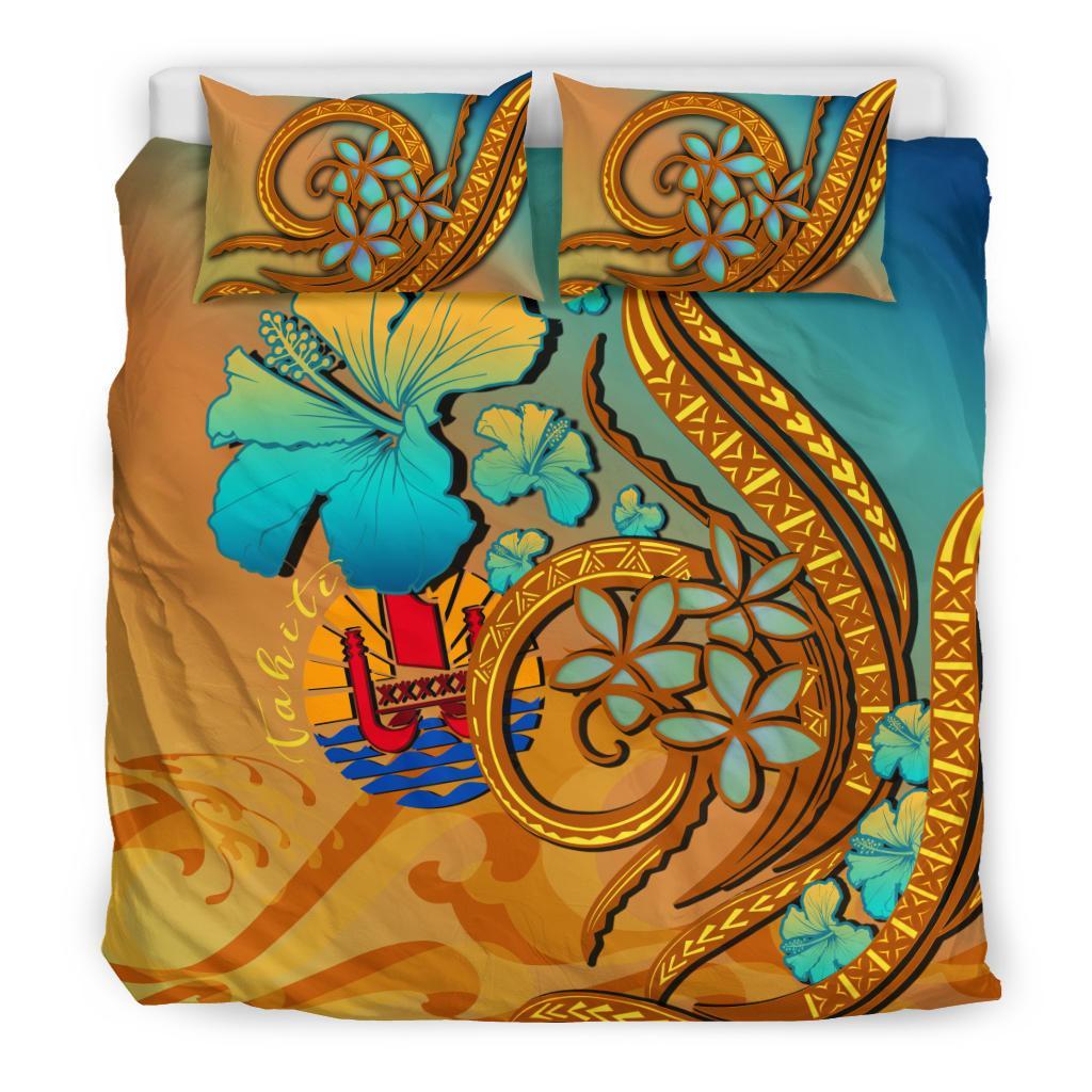 Tahiti Bedding Set Sunset Glow - Vibe Hoodie Shop