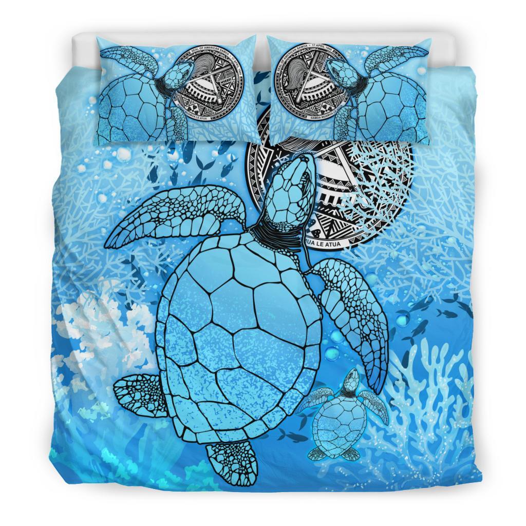 American Samoa Bedding Set - Ocean Life - Vibe Hoodie Shop