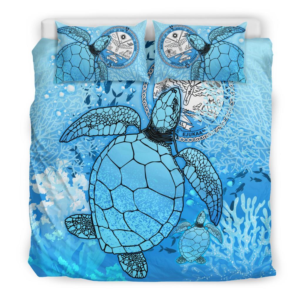 Marshall Islands 1 Bedding Set - Ocean Life - Vibe Hoodie Shop