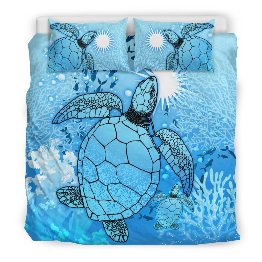 Marshall Islands Bedding Set - Ocean Life - Vibe Hoodie Shop