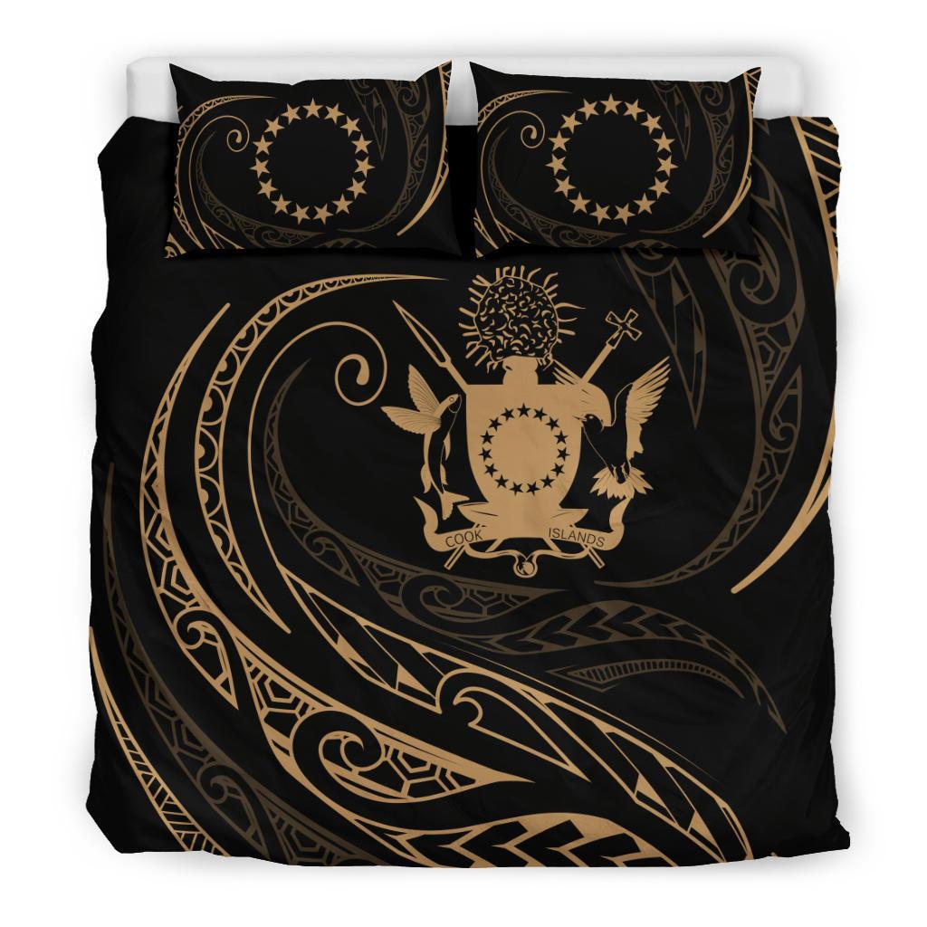 Cook Islands Bedding Set - Gold - Frida Style - Vibe Hoodie Shop