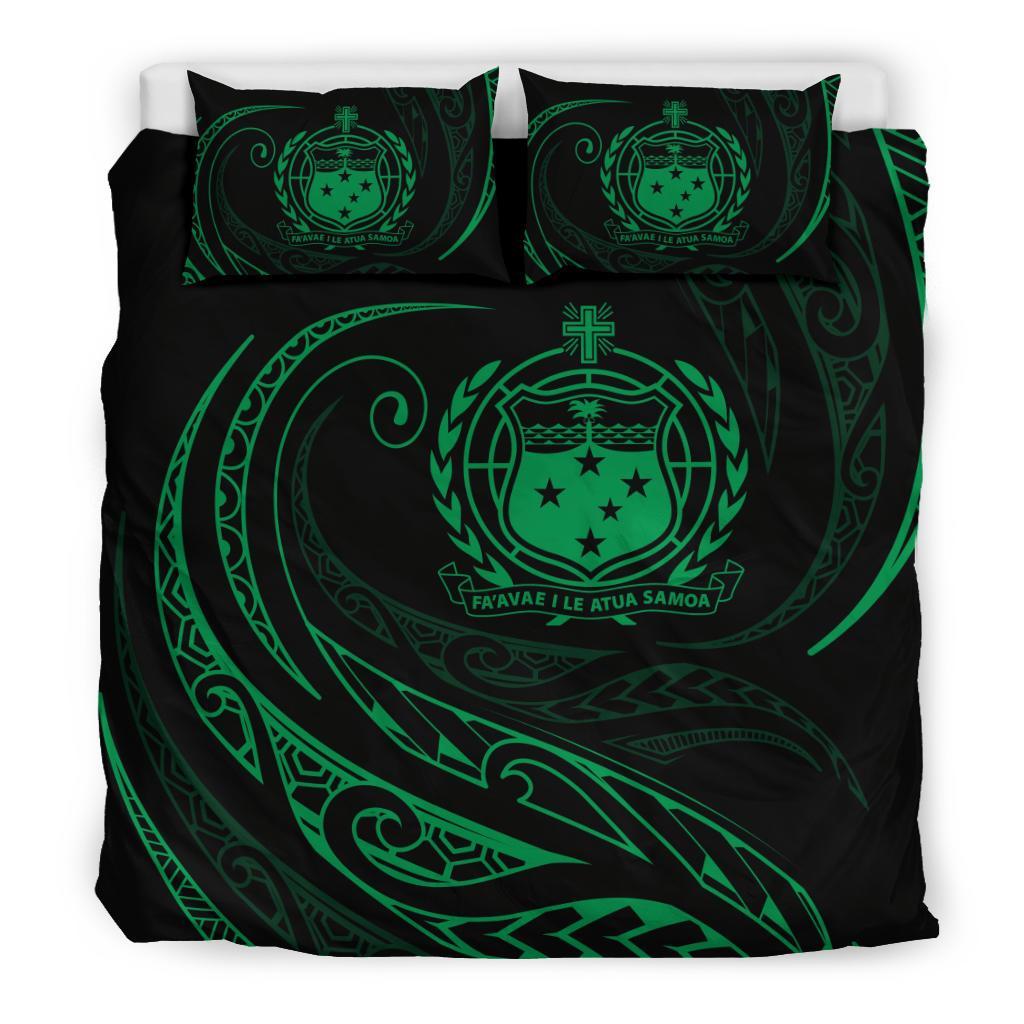 Samoa Bedding Set - Green - Frida Style - Vibe Hoodie Shop