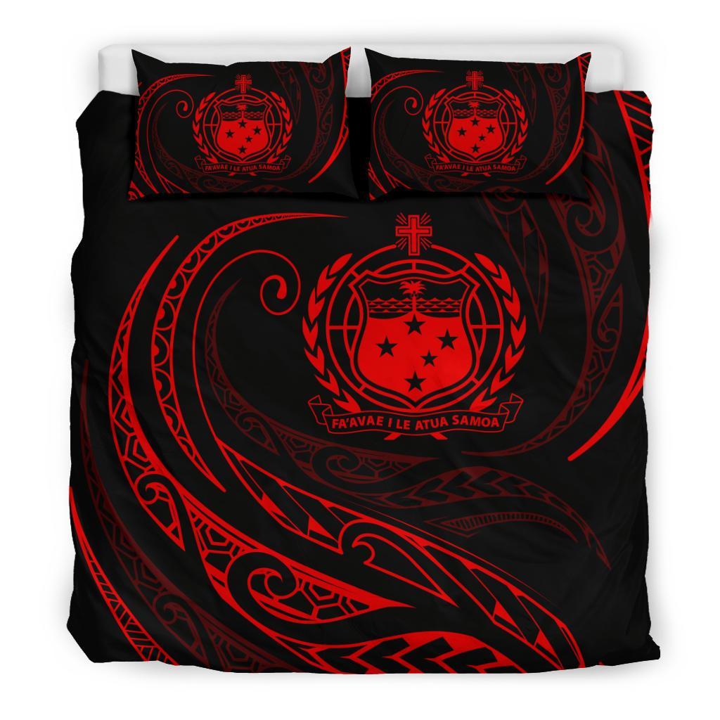 Samoa Bedding Set - Red - Frida Style - Vibe Hoodie Shop