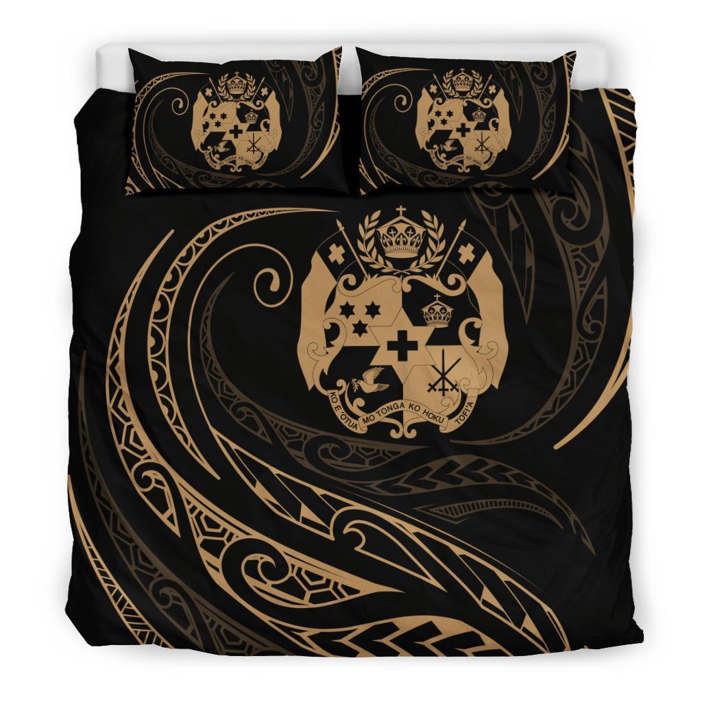 Tonga Bedding Set - Gold - Frida Style - Vibe Hoodie Shop