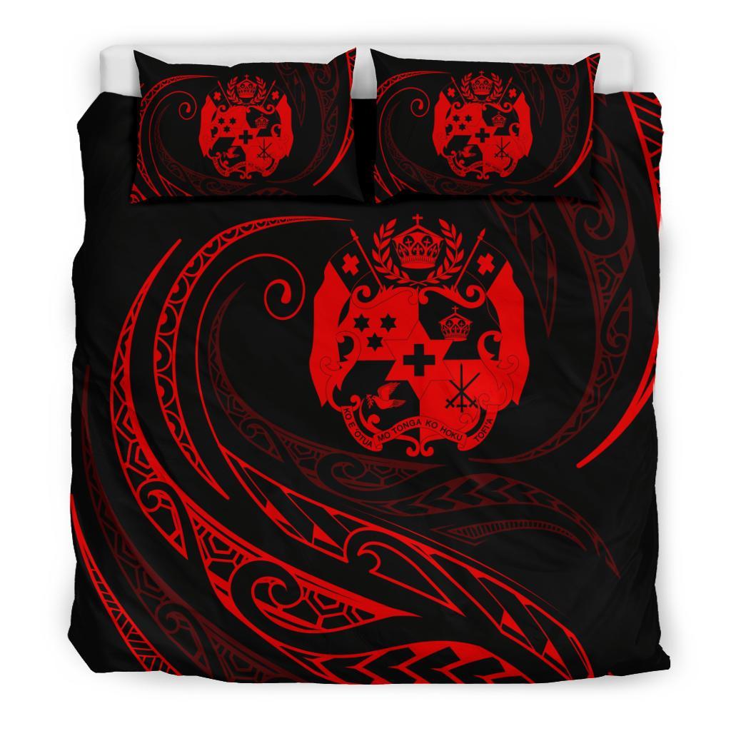 Tonga Bedding Set - Red - Frida Style - Vibe Hoodie Shop