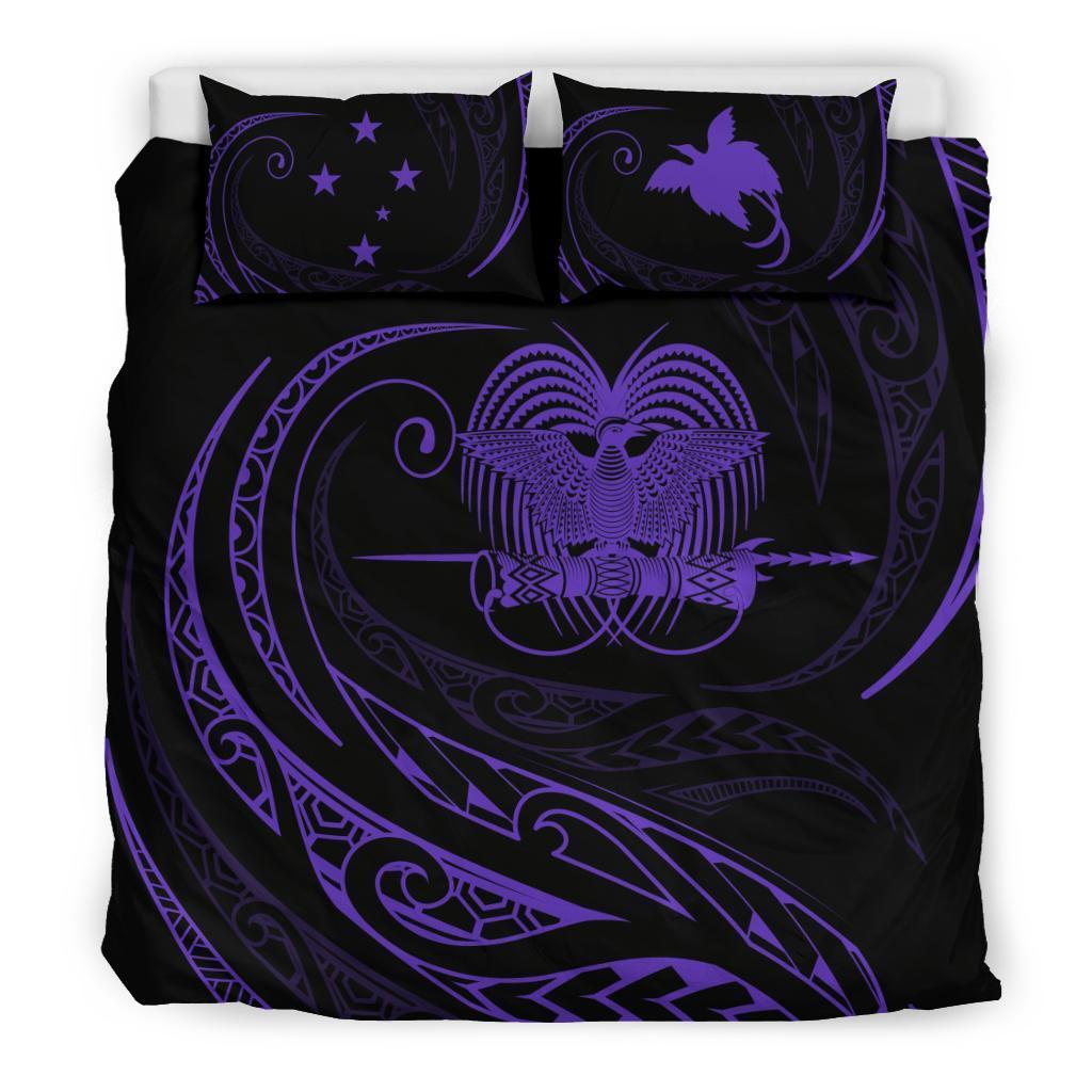 Papua New Guinea Bedding Set - Purple - Frida Style - Vibe Hoodie Shop