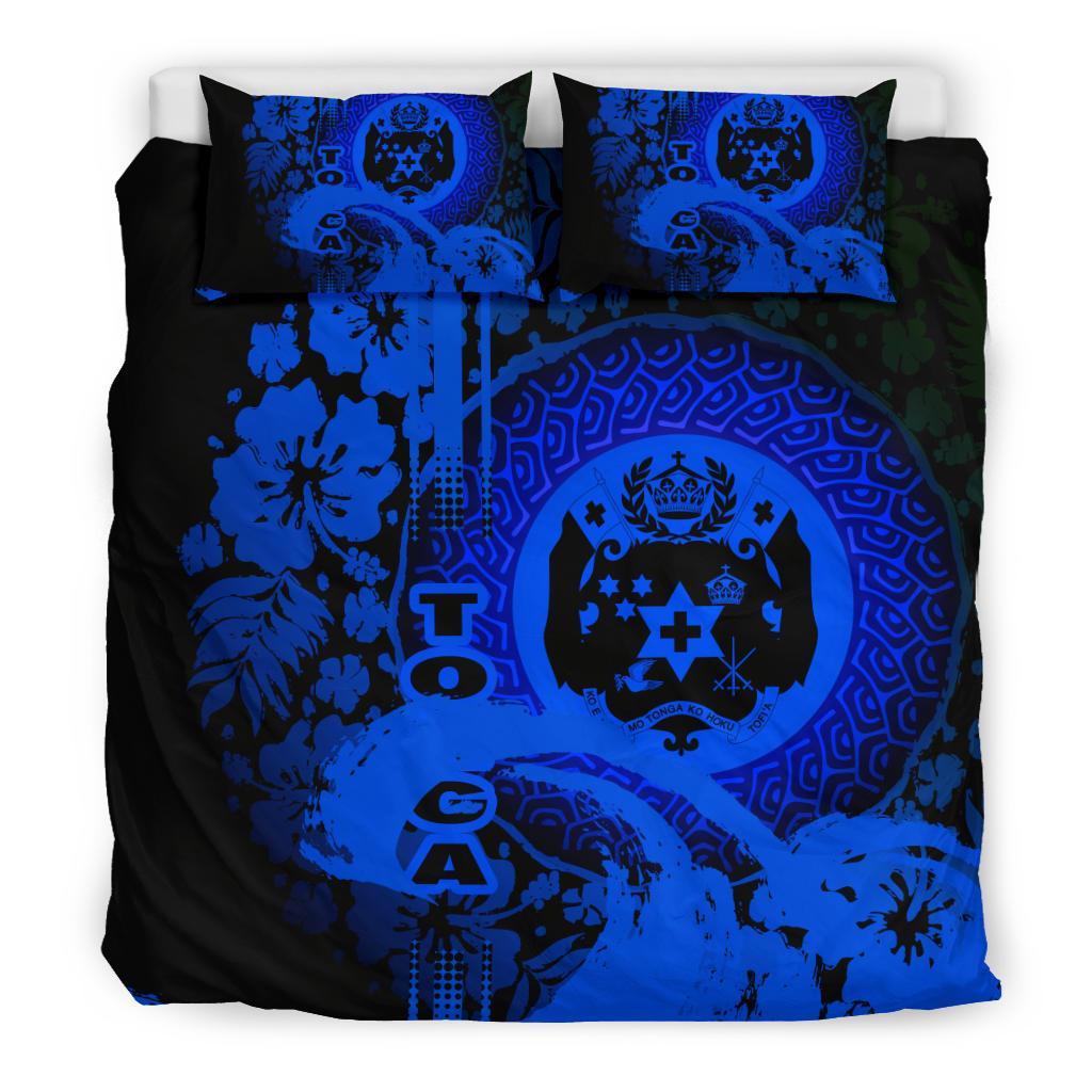 Polynesia Bedding Set Tonga Blue - Vibe Hoodie Shop