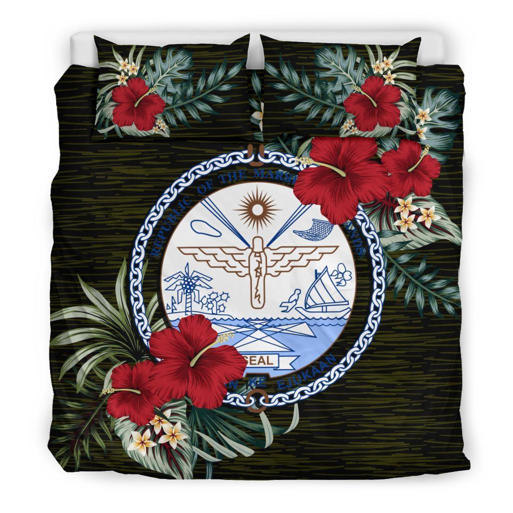 Marshall Islands Bedding Set - Special Hibiscus - Vibe Hoodie Shop