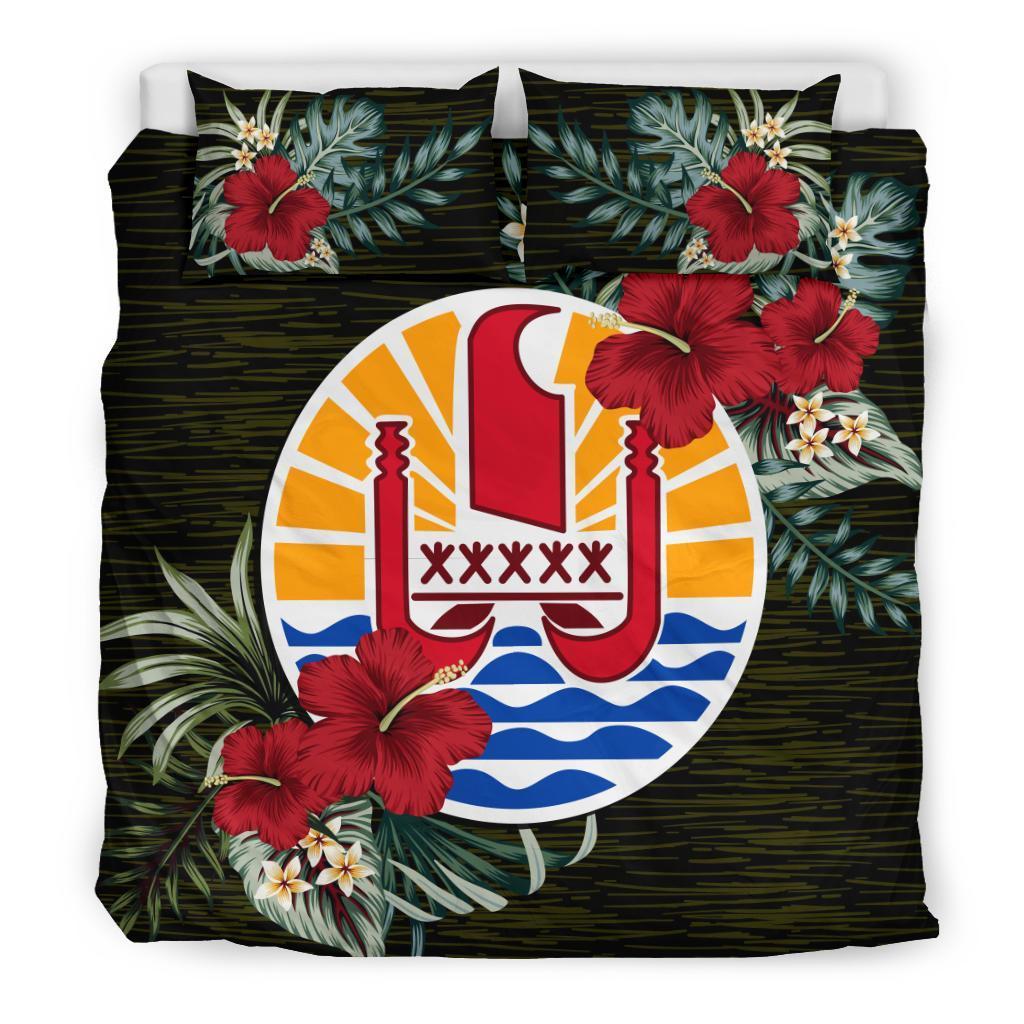 French Polynesia Bedding Set - Special Hibiscus - Vibe Hoodie Shop