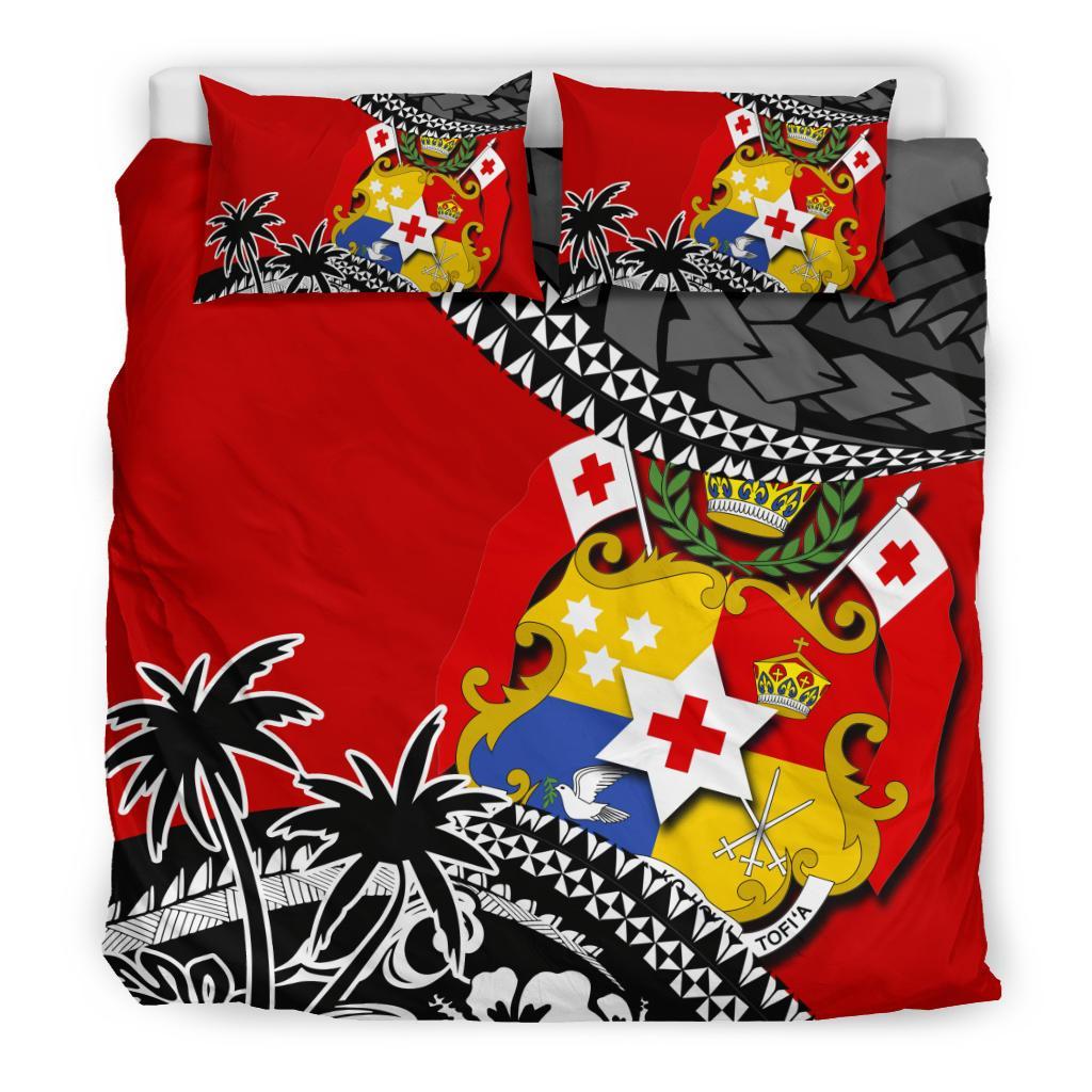 Tonga Bedding Set Polynesian Style Fall In The Wave - Vibe Hoodie Shop