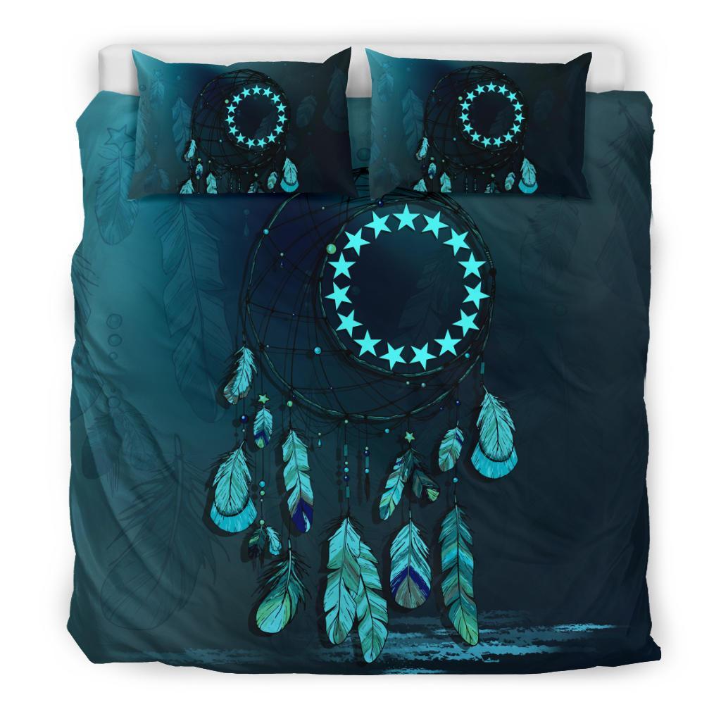 Cook Islands Bedding Set Dreamcatcher Blue - Vibe Hoodie Shop