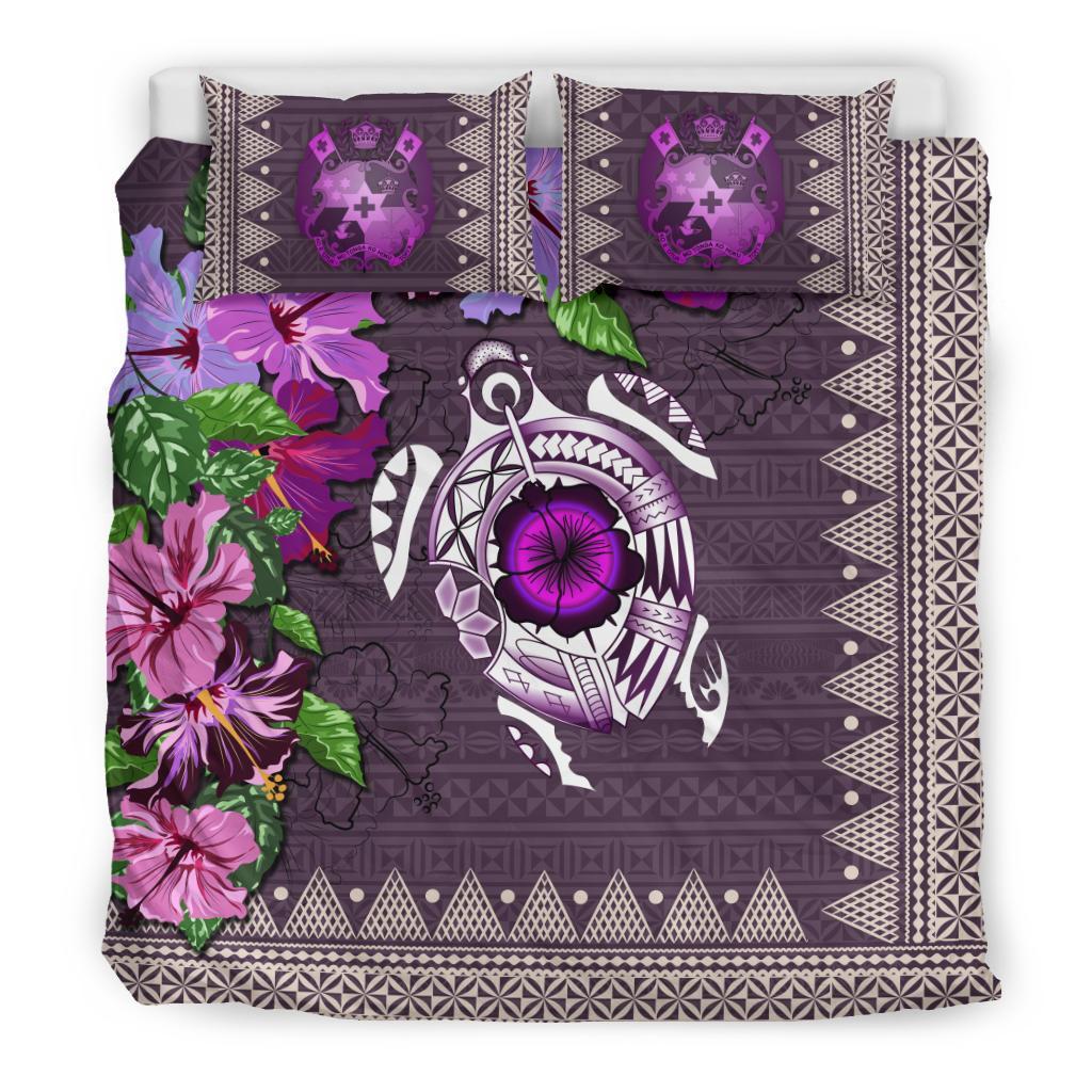 Tonga Bedding Set - Turtle Hibiscus - Vibe Hoodie Shop