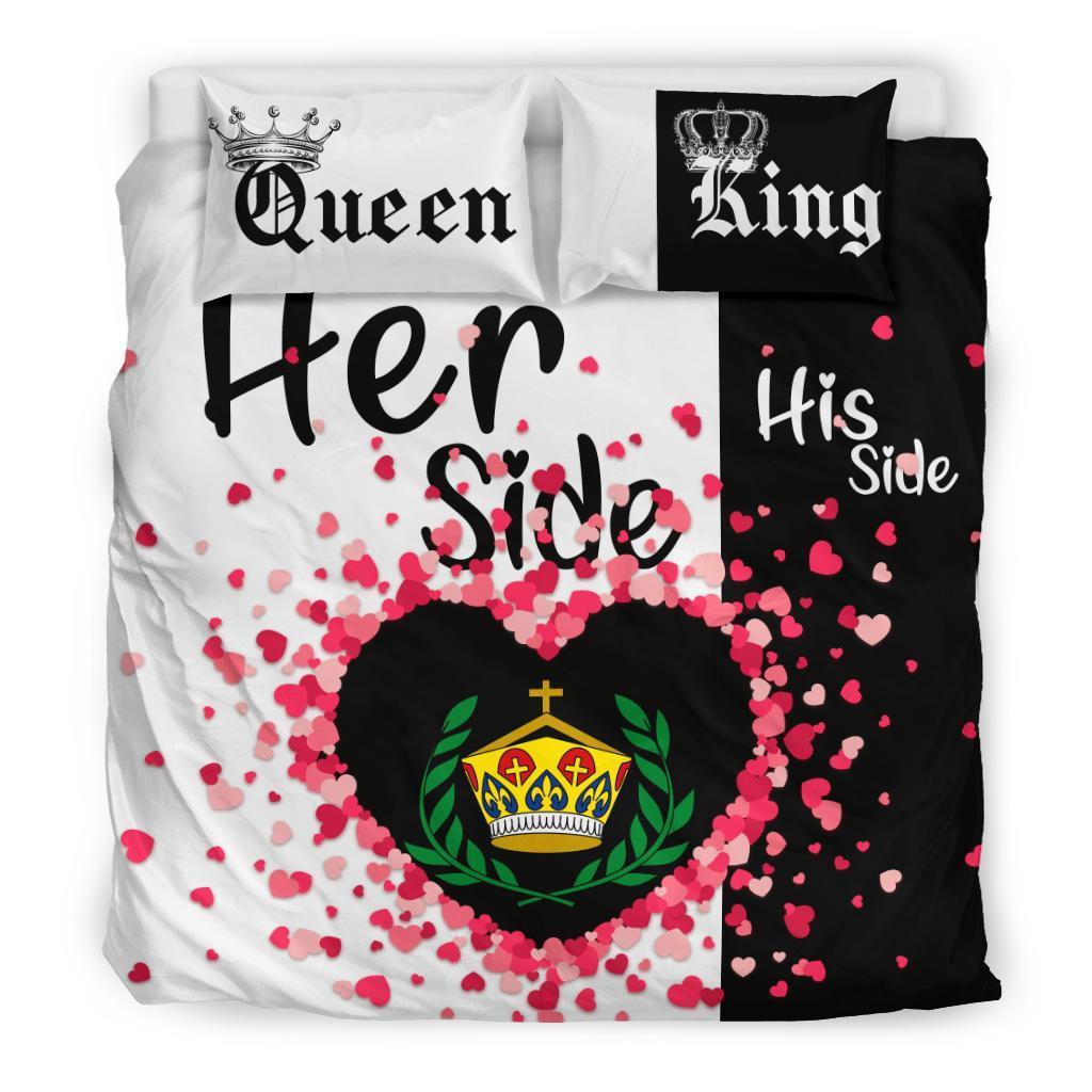 Tonga Bedding Set Couple King/Queen Her Side/His Side - Vibe Hoodie Shop