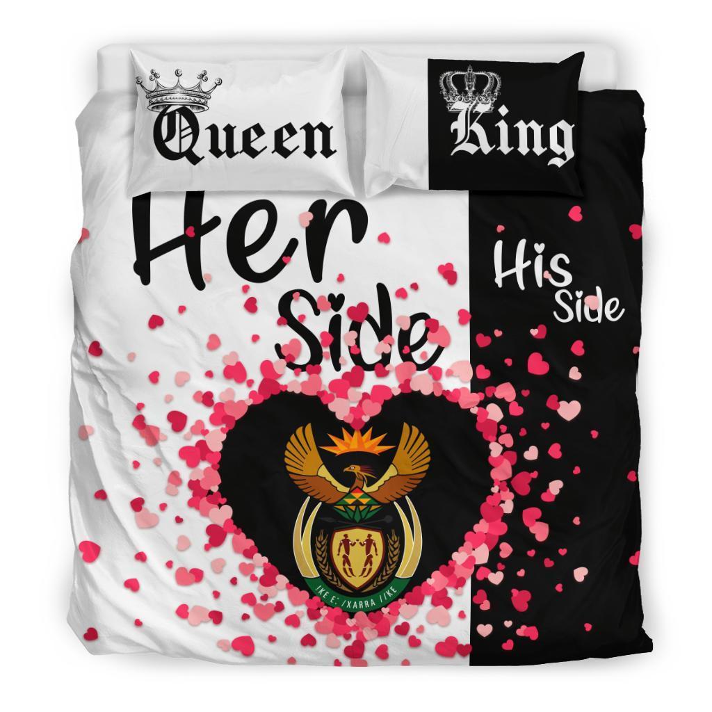 South Africa Bedding Set Couple King/Queen Her Side/His Side - Vibe Hoodie Shop