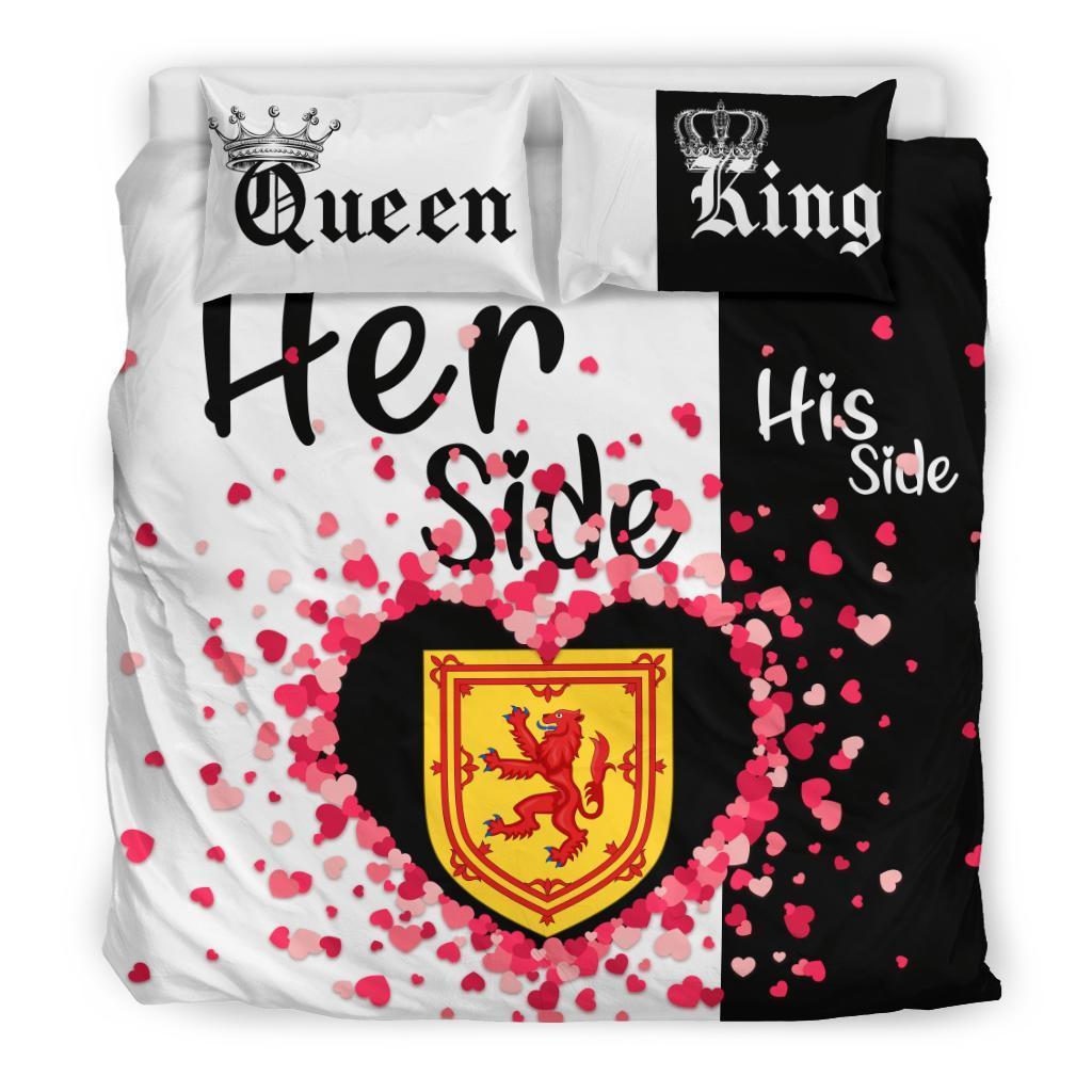 Scotland Bedding Set Couple King/Queen Her Side/His Side - Vibe Hoodie Shop