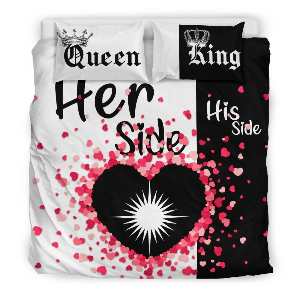 Marshall Islands Bedding Set Couple King/Queen Her Side/His Side - Vibe Hoodie Shop